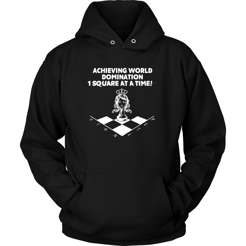 Achieving world domination one square at a time - Unisex Hoodie