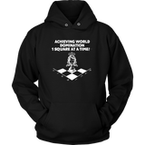 Achieving world domination one square at a time - Unisex Hoodie