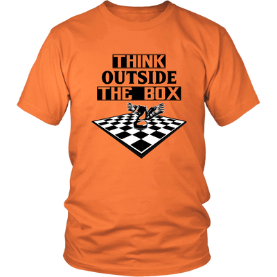 Think outside the box - men's and women's chess T-Shirt