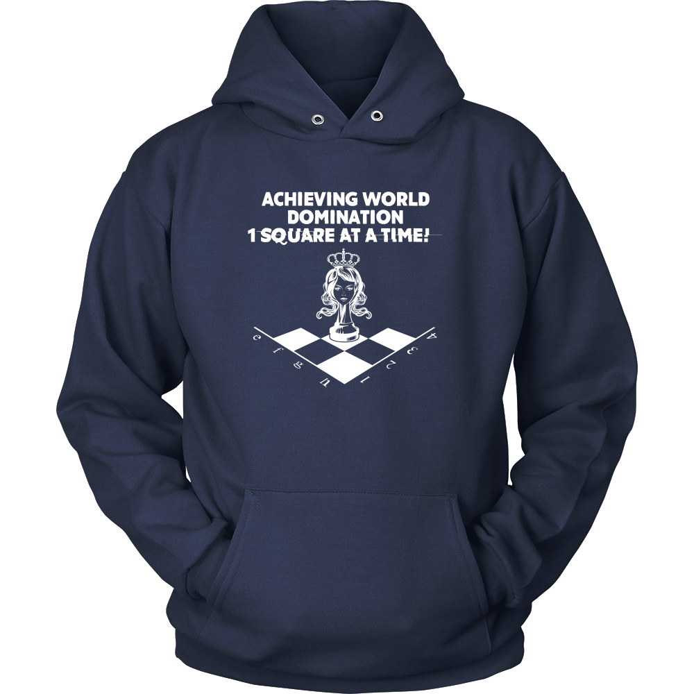 Achieving world domination one square at a time - Unisex Hoodie