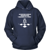 Achieving world domination one square at a time - Unisex Hoodie