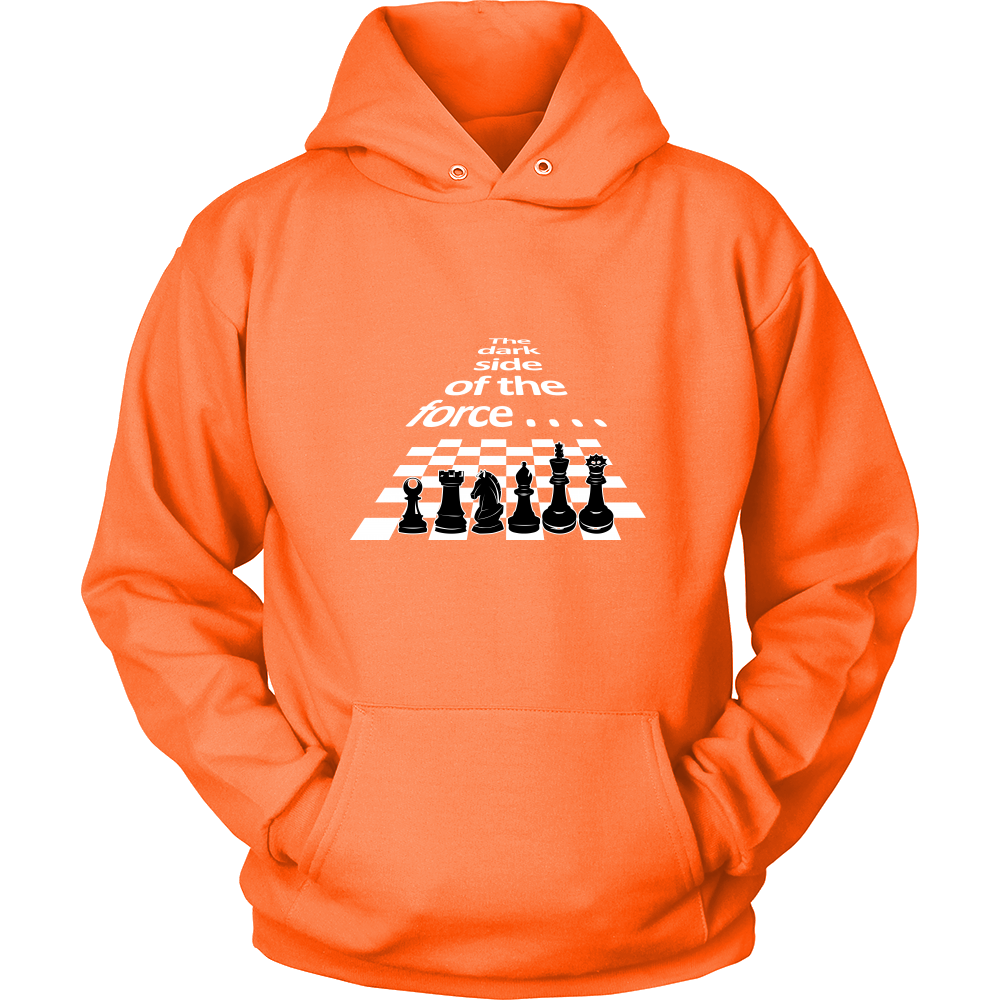 The dark side of the force - Chess board and pieces - Unisex Hoodie