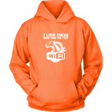 I love chess more than free wi-fi - Unisex Hoodie