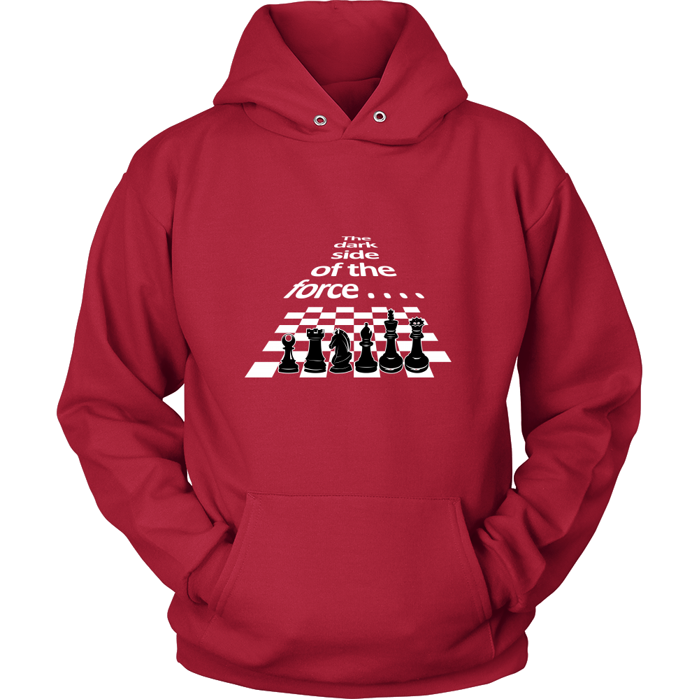 The dark side of the force - Chess board and pieces - Unisex Hoodie