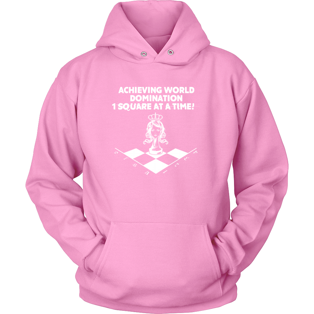 Achieving world domination one square at a time - Unisex Hoodie