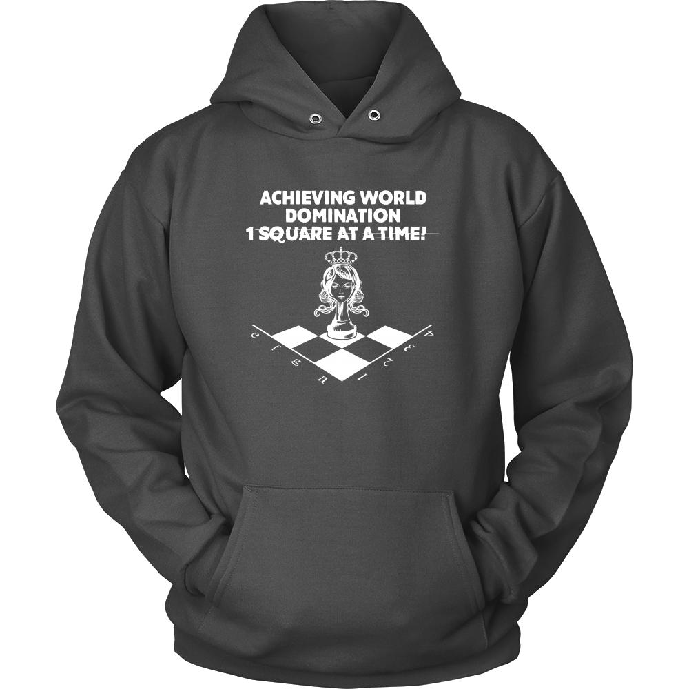 Achieving world domination one square at a time - Unisex Hoodie
