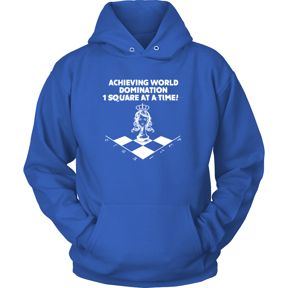 Achieving world domination one square at a time - Unisex Hoodie
