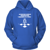 Achieving world domination one square at a time - Unisex Hoodie