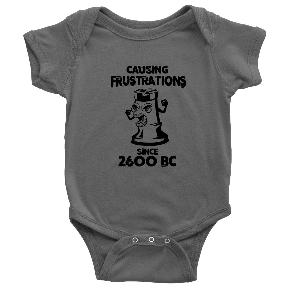 Chess Causing Frustrations since 2600 BC - Baby Onesie