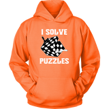 I Solve Puzzles - Rubick's Cube and Chess - Unisex Hoodie