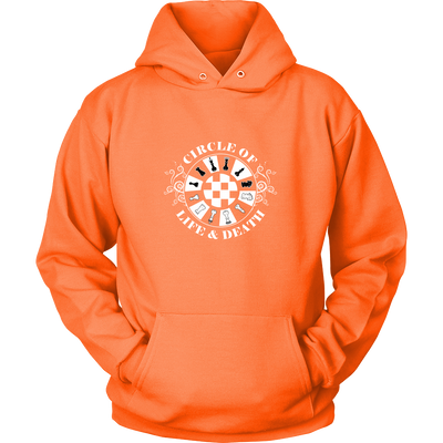 Chess - Circle of life and death  - Unisex Hoodie