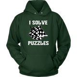 I Solve Puzzles - Rubick's Cube and Chess - Unisex Hoodie