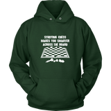 Studying chess makes you smarter across the board - Unisex Hoodie