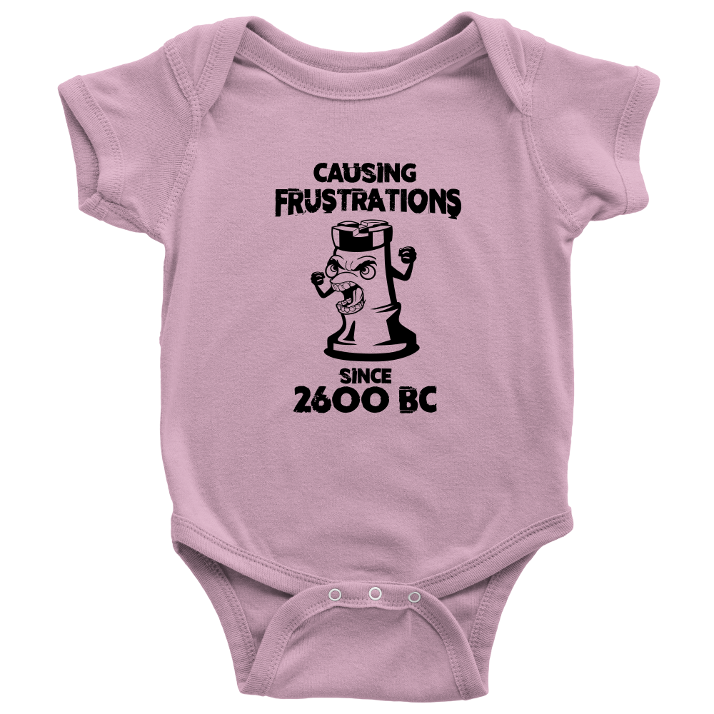 Chess Causing Frustrations since 2600 BC - Baby Onesie