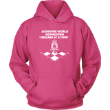 Achieving world domination one square at a time - Unisex Hoodie