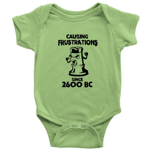 Chess Causing Frustrations since 2600 BC - Baby Onesie