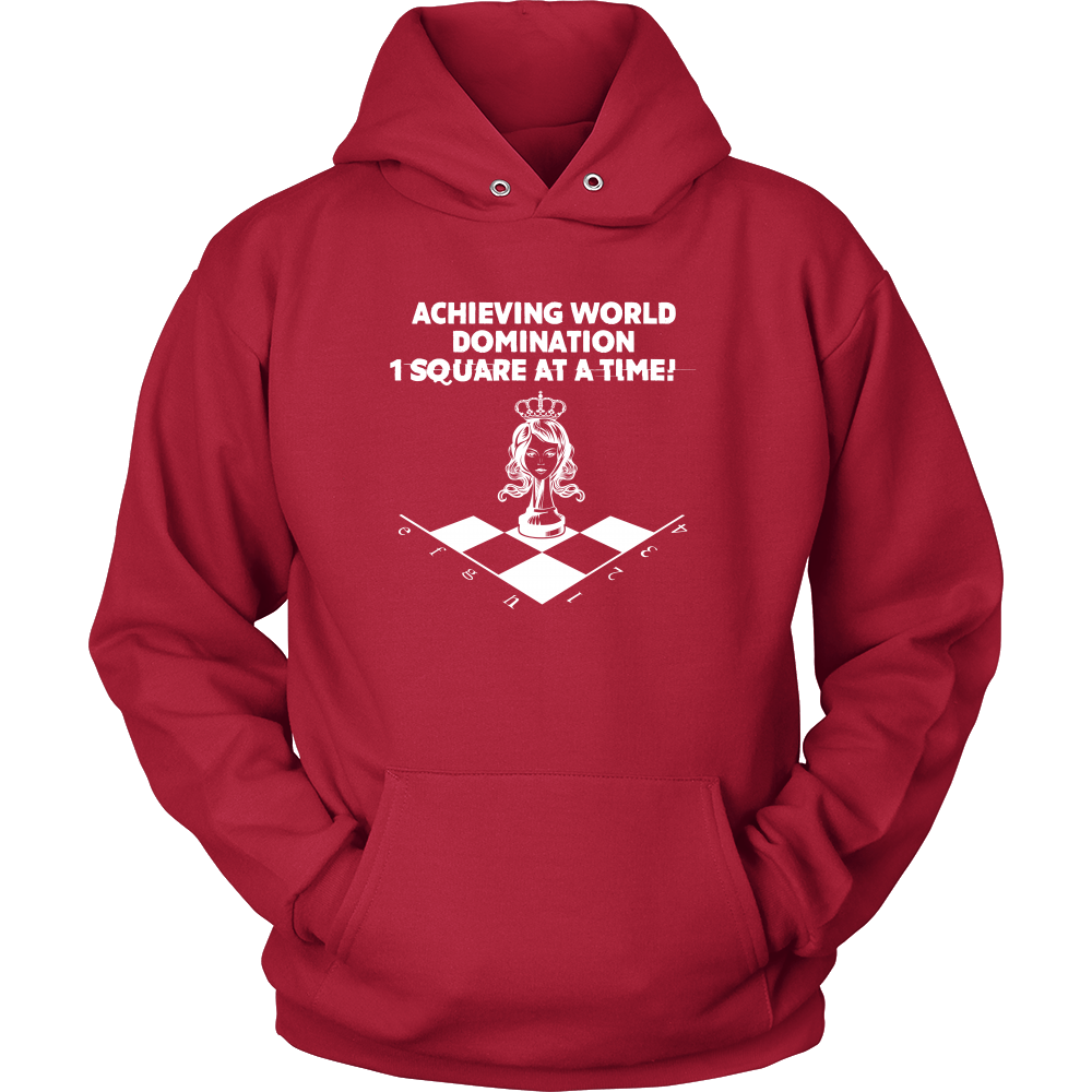 Achieving world domination one square at a time - Unisex Hoodie