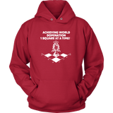 Achieving world domination one square at a time - Unisex Hoodie