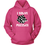 I Solve Puzzles - Rubick's Cube and Chess - Unisex Hoodie