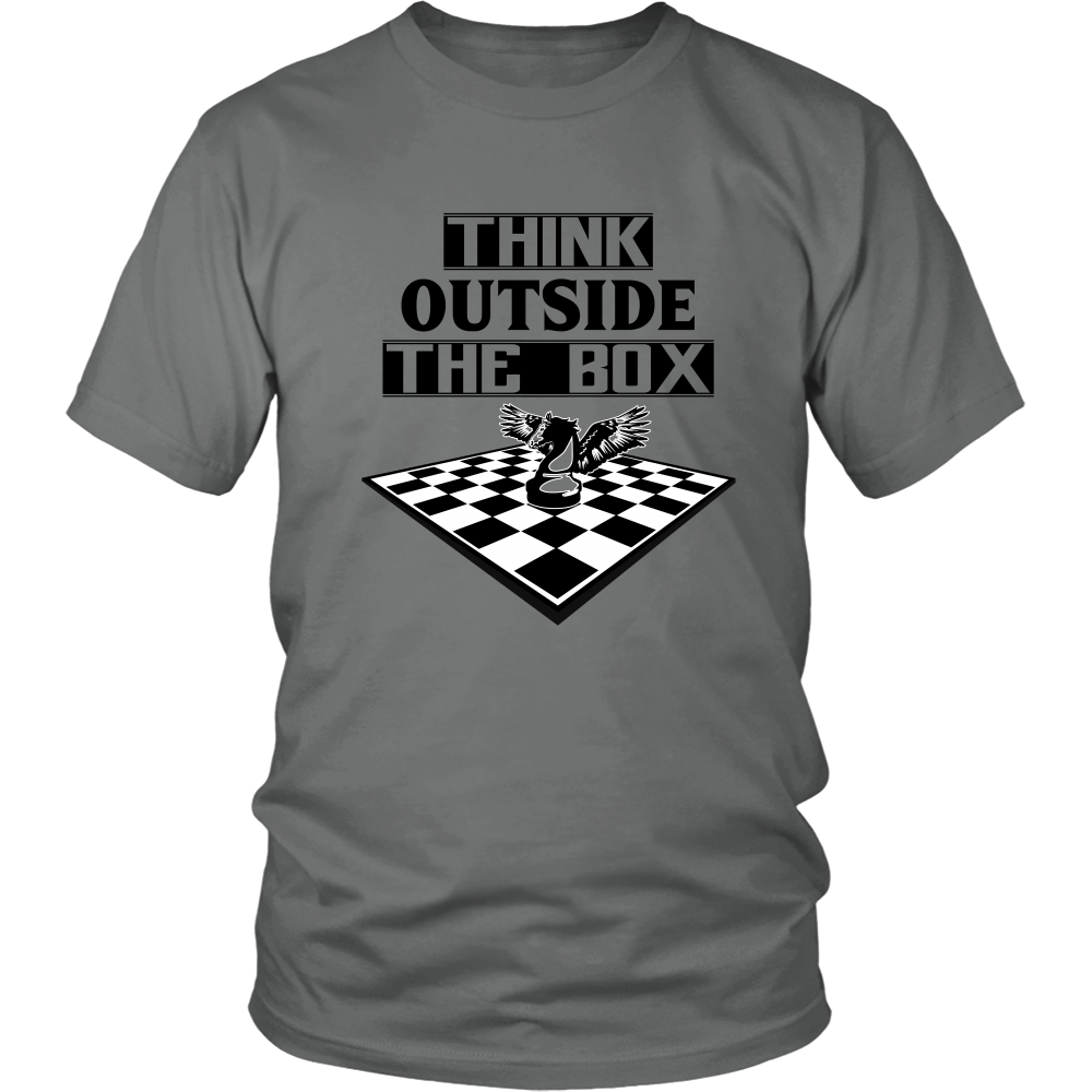 Think outside the box - men's and women's chess T-Shirt