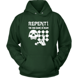 Repent! The end game is near - Unisex Chess Hoodie