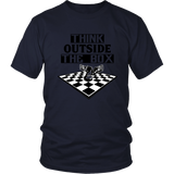 Think outside the box - men's and women's chess T-Shirt