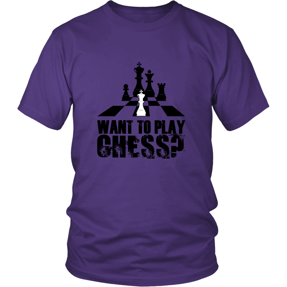 Want to play chess? - Unisex T-Shirt