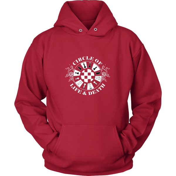 Chess - Circle of life and death  - Unisex Hoodie