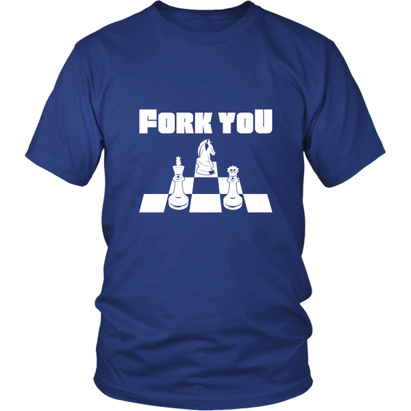 Fork you - Unisex Chess T-Shirt