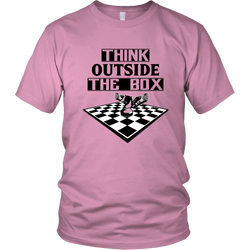 Think outside the box - men's and women's chess T-Shirt