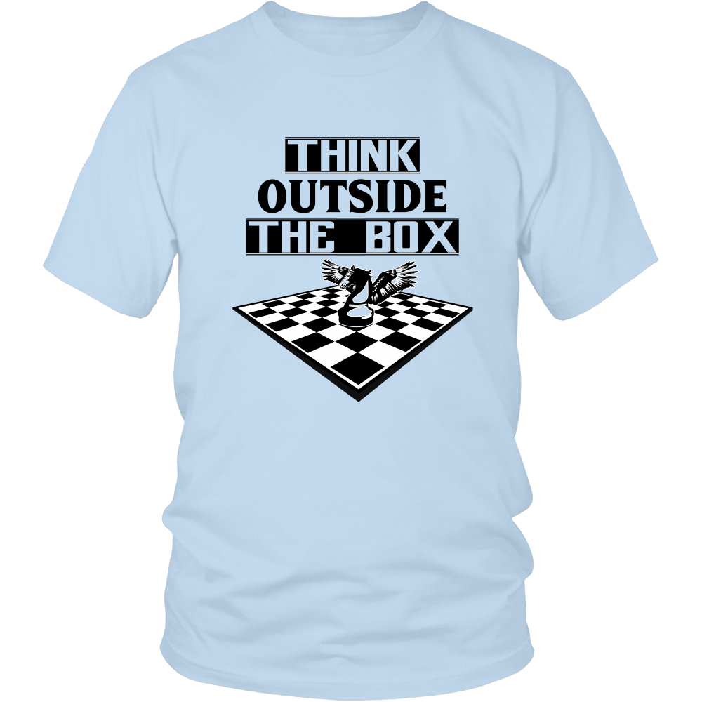 Think outside the box - men's and women's chess T-Shirt