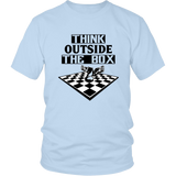 Think outside the box - men's and women's chess T-Shirt