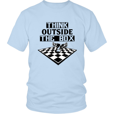 Think outside the box - men's and women's chess T-Shirt