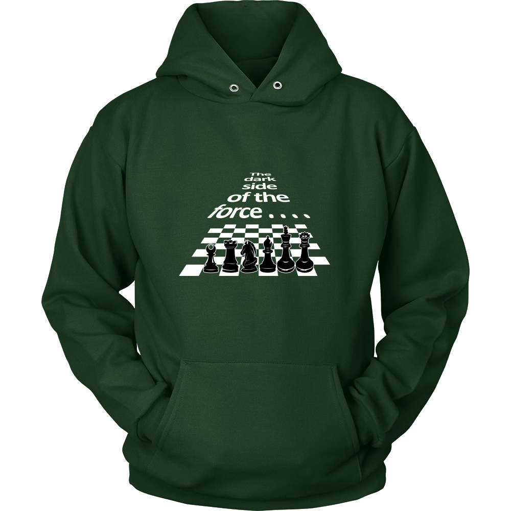 The dark side of the force - Chess board and pieces - Unisex Hoodie