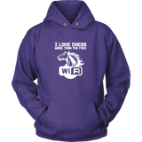 I love chess more than free wi-fi - Unisex Hoodie