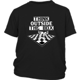 Think outside the box - Youth chess T-Shirt