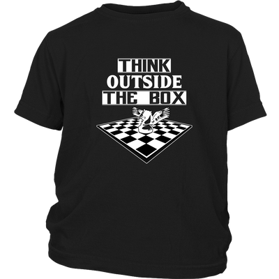 Think outside the box - Youth chess T-Shirt