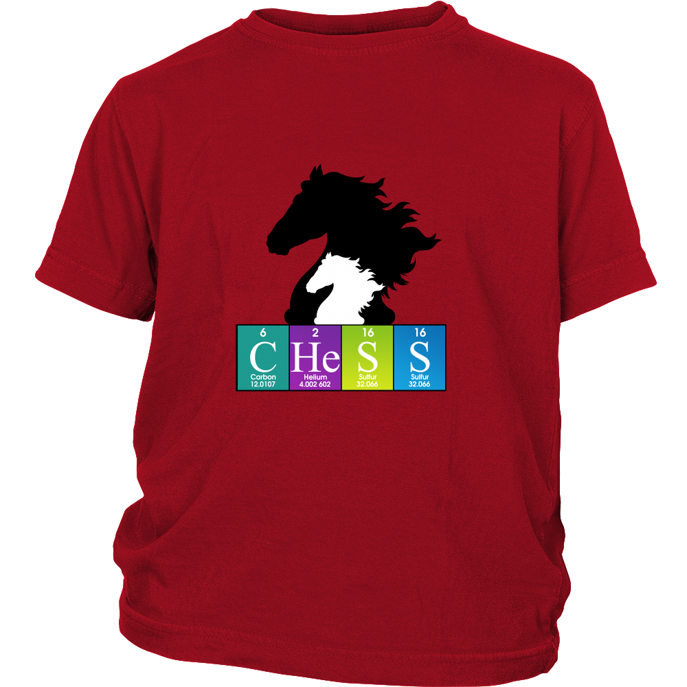 Chess Chemistry Periodic Table Youth T-Shirt