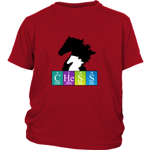 Chess Chemistry Periodic Table Youth T-Shirt