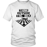 Think outside the box - men's and women's chess T-Shirt