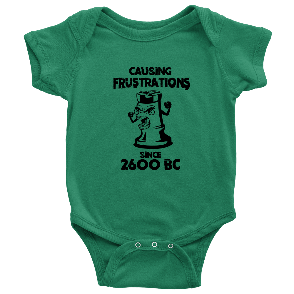 Chess Causing Frustrations since 2600 BC - Baby Onesie