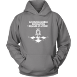 Achieving world domination one square at a time - Unisex Hoodie