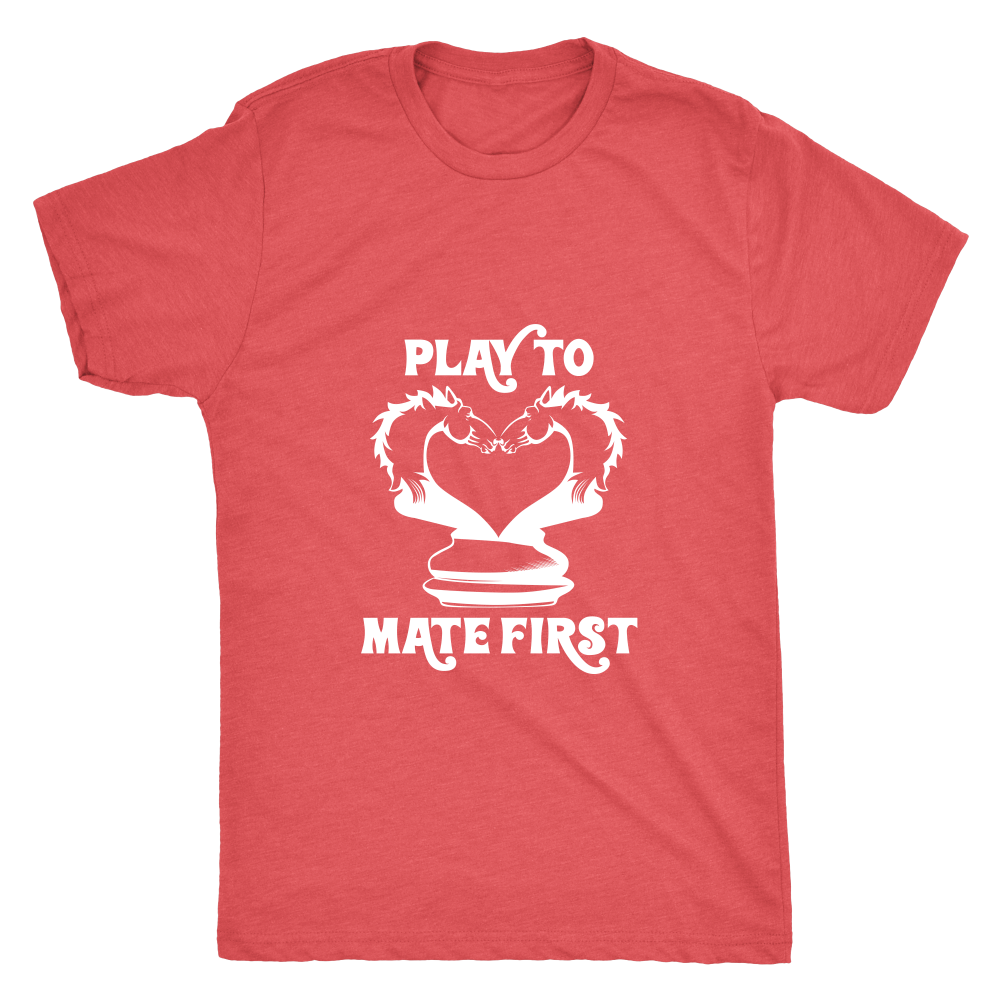 Play to mate first - Mens Triblend T-Shirt
