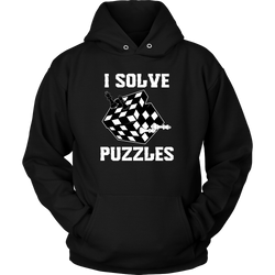 I Solve Puzzles - Rubick's Cube and Chess - Unisex Hoodie