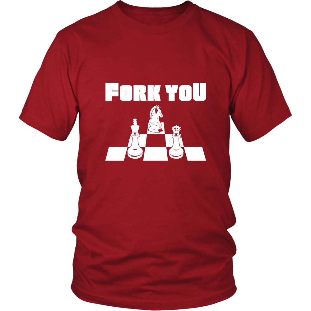 Fork you - Unisex Chess T-Shirt