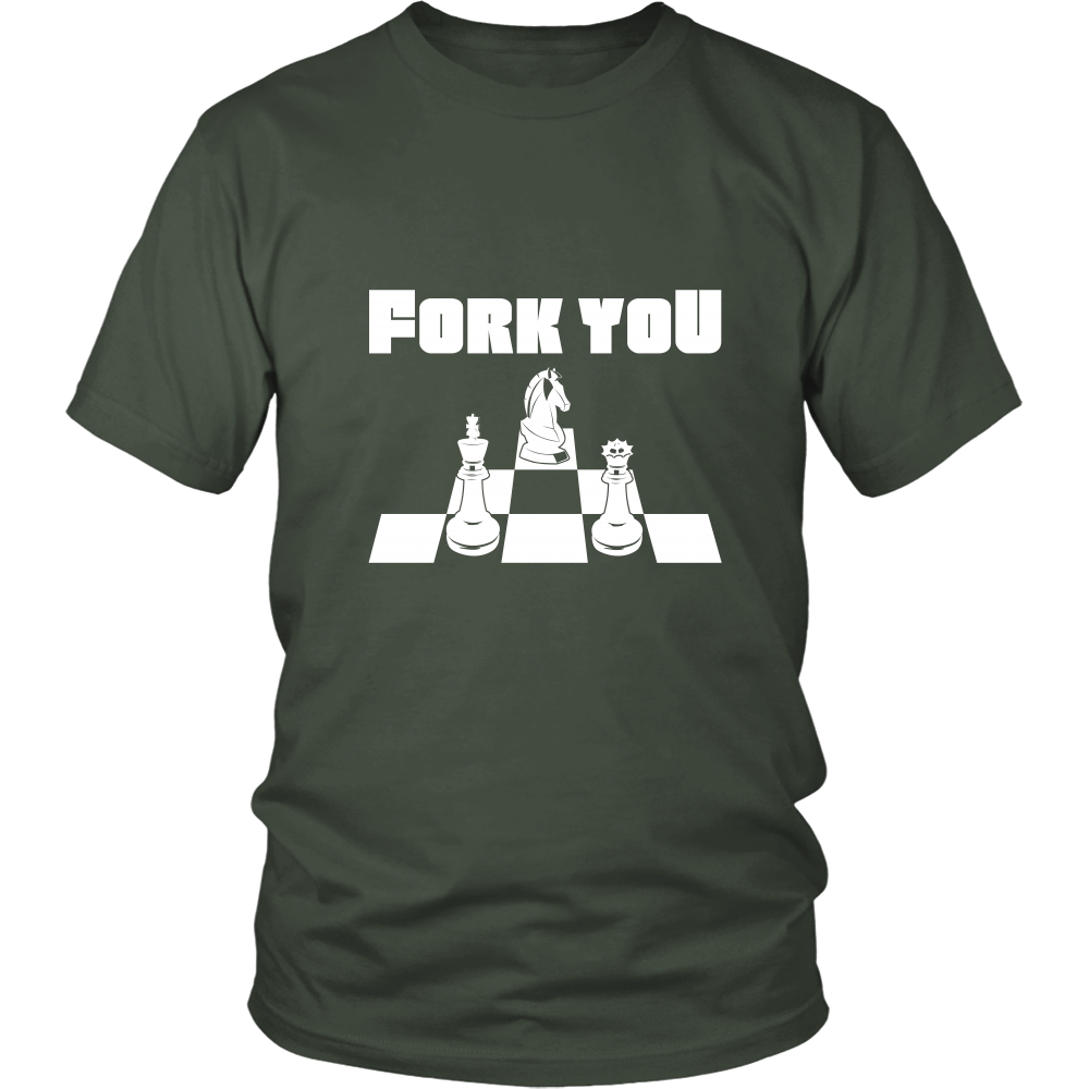 Fork you - Unisex Chess T-Shirt