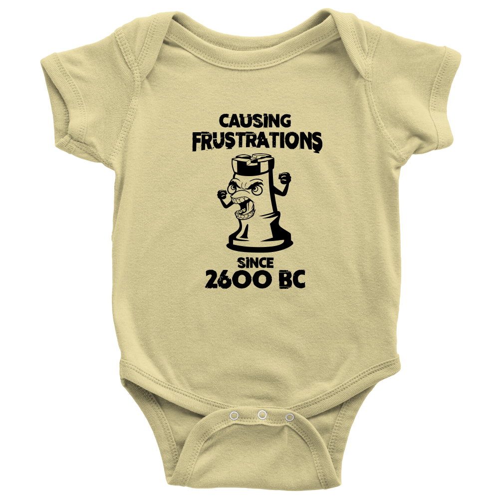 Chess Causing Frustrations since 2600 BC - Baby Onesie