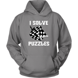I Solve Puzzles - Rubick's Cube and Chess - Unisex Hoodie