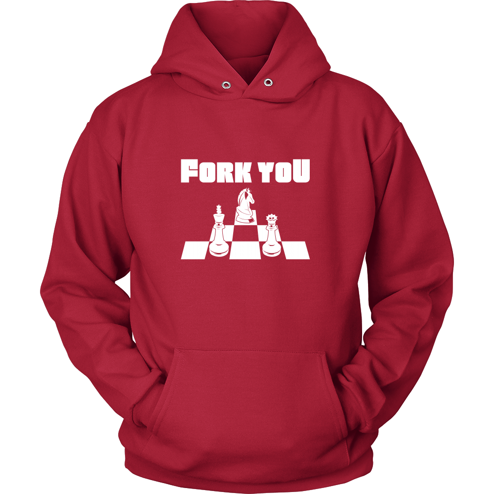 Fork you - Unisex Chess Hoodie