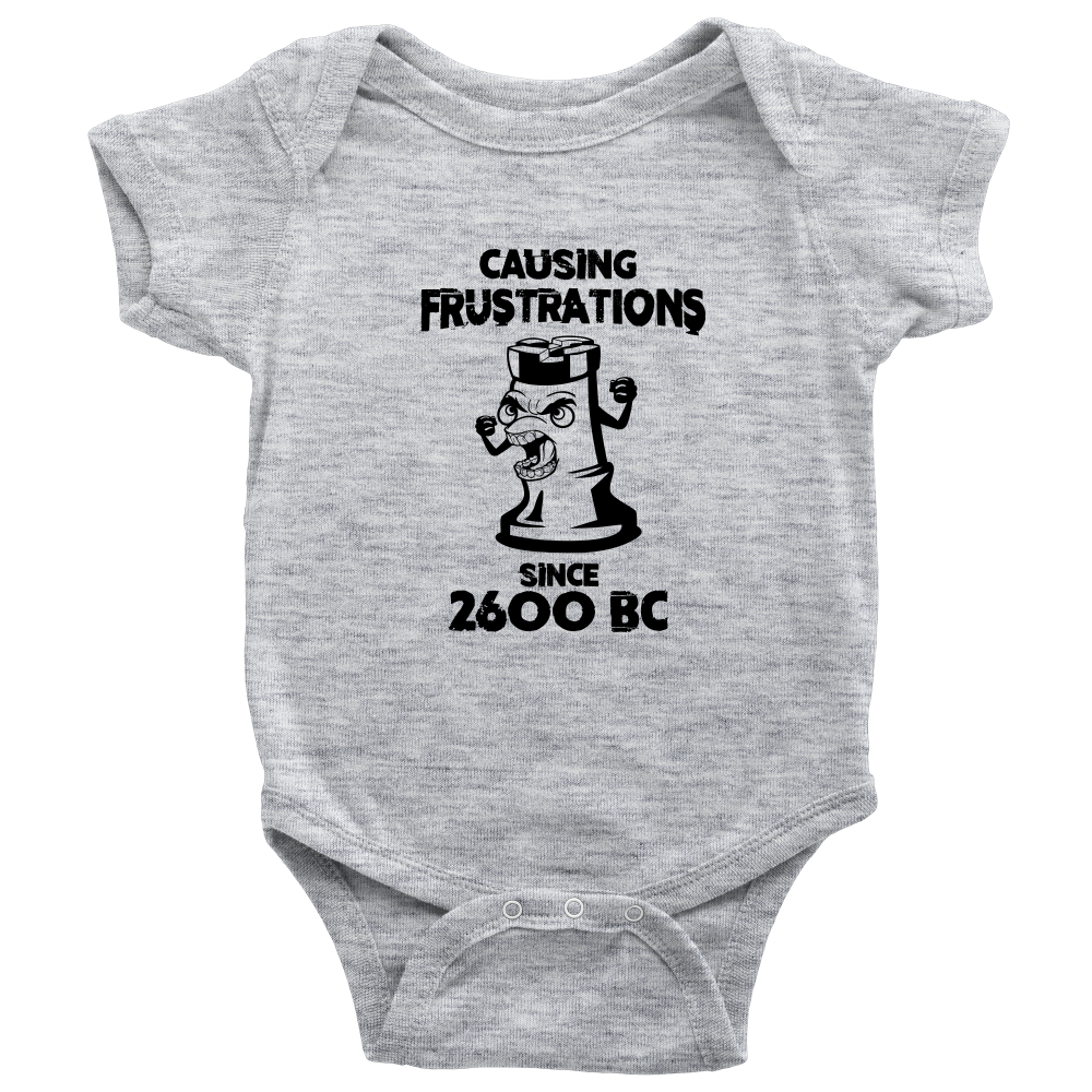 Chess Causing Frustrations since 2600 BC - Baby Onesie